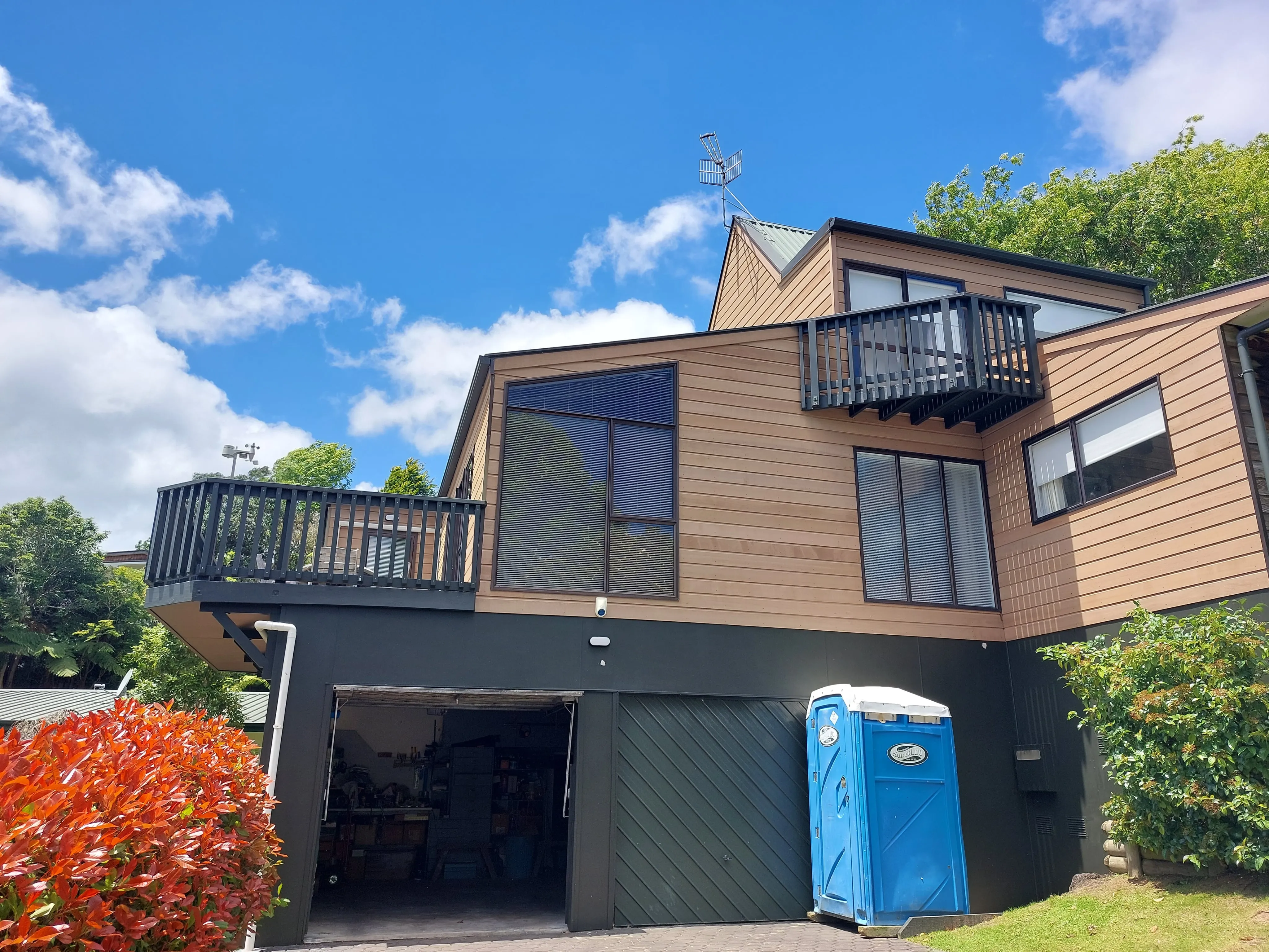 Completed home recladding project